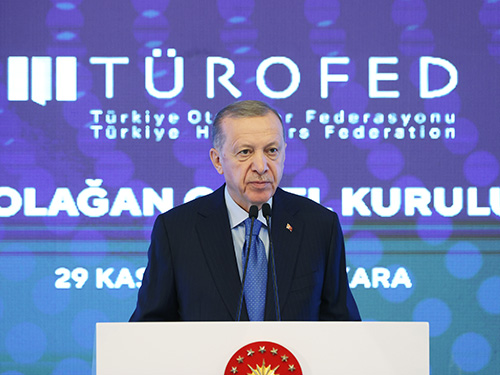 Erdoğan talks on Tourism