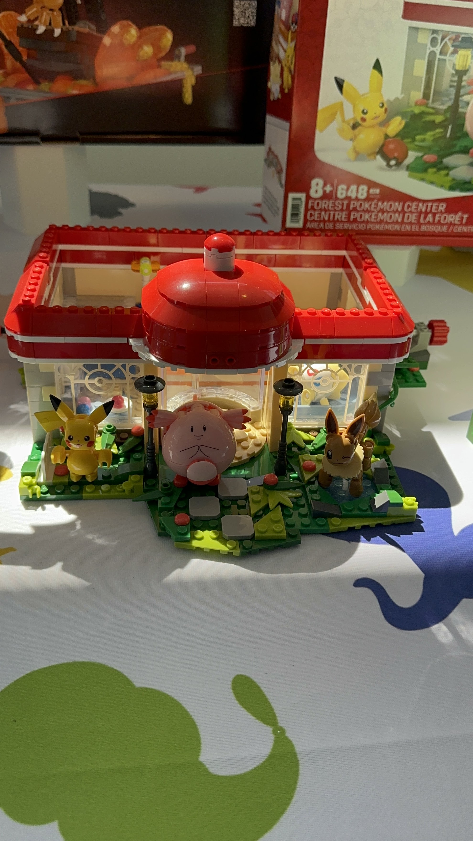 Custom Lego Pokemon Mega CHARIZARD X + PokeBall MOC Stop Motion Build  Review 