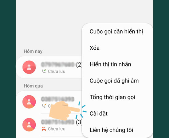 Bước 2: Tiếp theo chọn