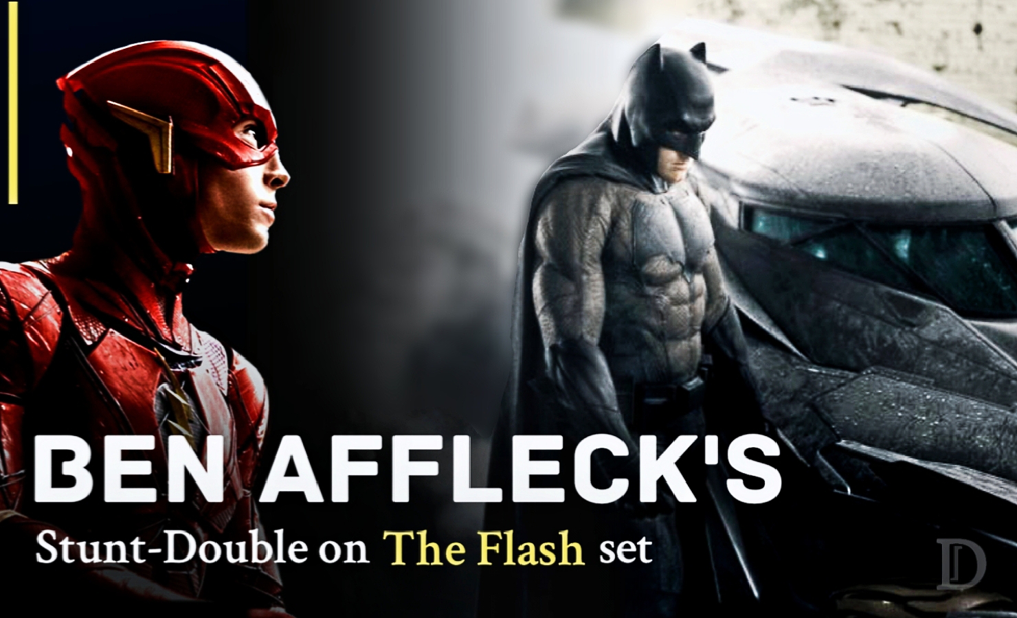 Ben Affleck's stunt-double on Flash movie set featuring ...