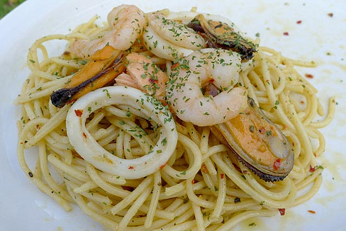 Aku, Suami dan Anak2.: spaghetti oglio olio.