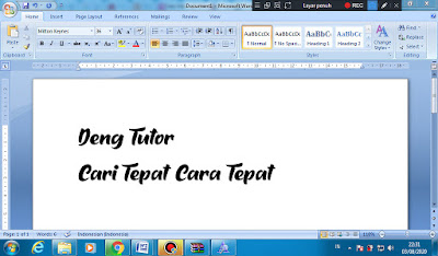 pasang font