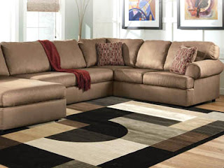 contrasting Area Rug