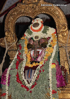 Sri Narasimha Swamy, Dhavana Utsavam, Venugoplan Thirukkolam,Theliya Singar, Azhaiya Singar,Thirumanjanam, Purappadu,  Triplicane,  Purappadu, Thiruvallikeni, Utsavam