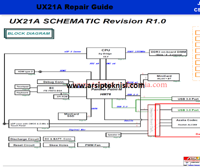 Schematic Asus UX21A