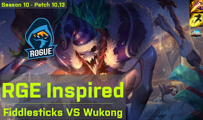 RGE Inspired Fiddlesticks JG vs Wukong - EUW 10.13