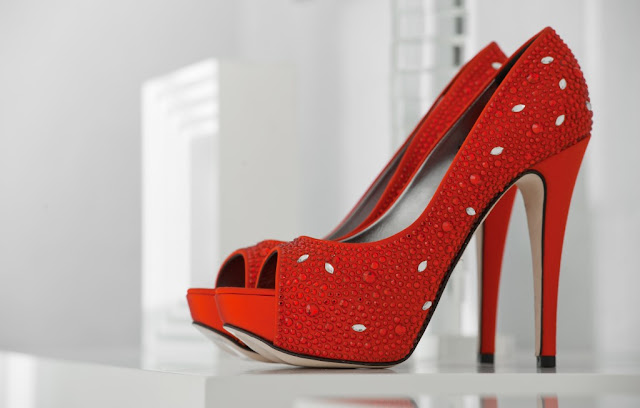 Red Color High Heels 