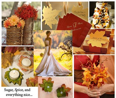 wedding ideas for fall wedding centerpieces using floating candles
