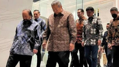 SBY Bertemu Surya Paloh di NasDem Tower Minggu Malam, Apa yang Dibahas?