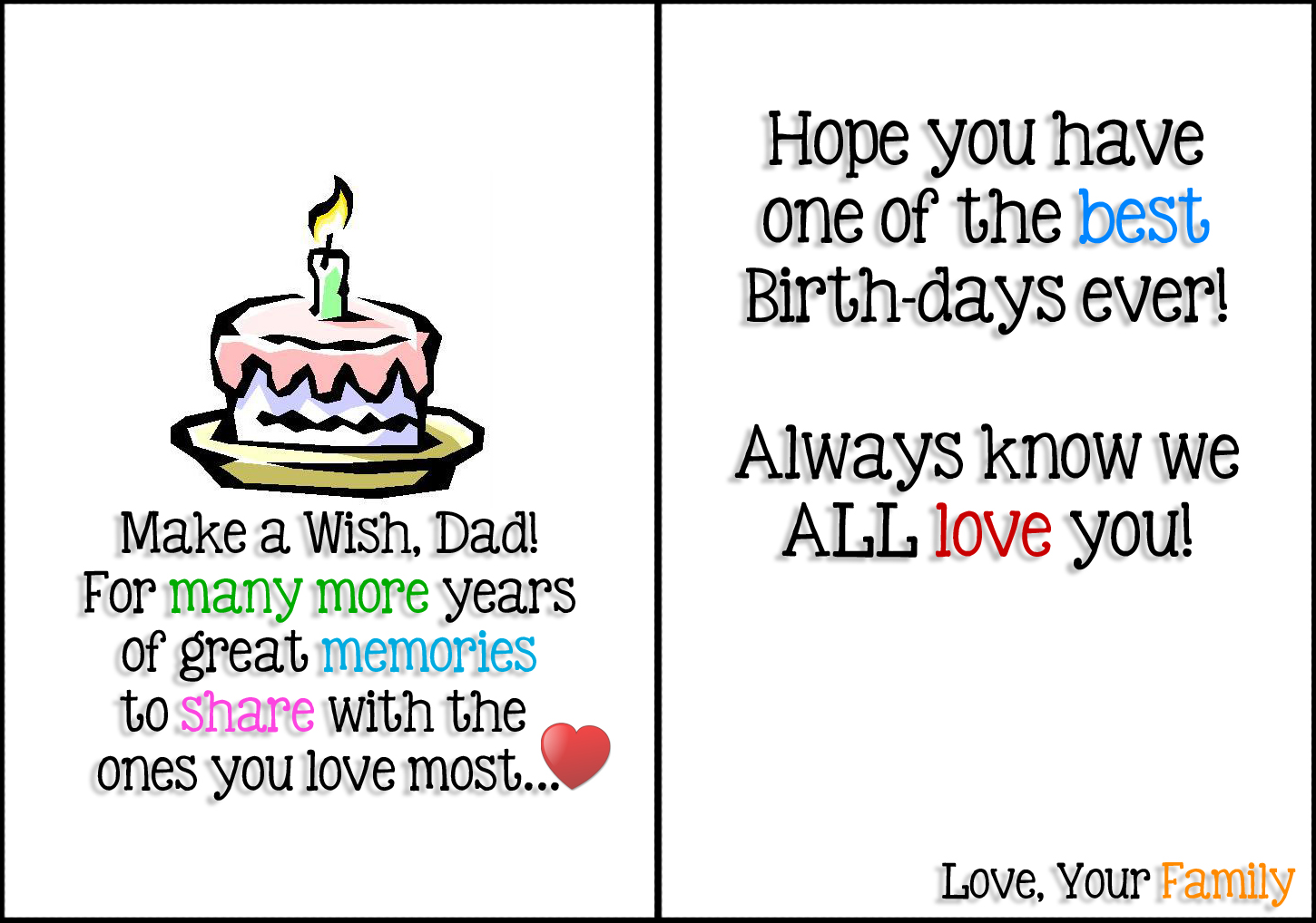 Printable Quotes For Dads Birthday. QuotesGram