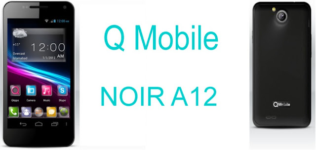 q mobile noir a12 picture, noir a12 front and back picture