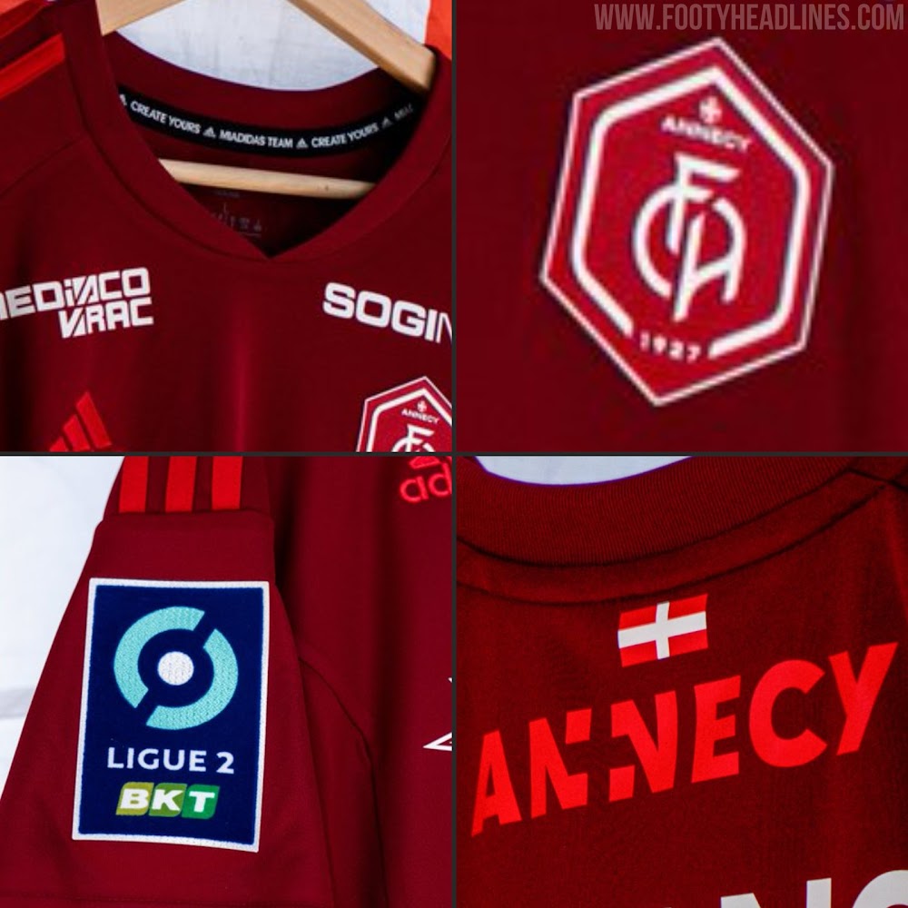 muestra Adulto Robar a FC Annecy 22-23 Ligue 2 Home Kit Released - First With All-New Club Logo -  Footy Headlines