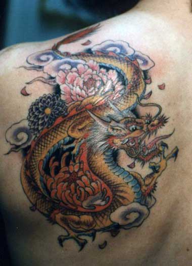 dragon phoenix tattoos. hair Full color Phoenix Tattoo