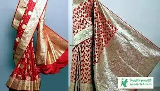 Biyer Katan Saree 2023 - Wedding Saree Designs - Banarsi, Jamdani, Katan, Georgette Saree - biyer saree collection - NeotericIT.com