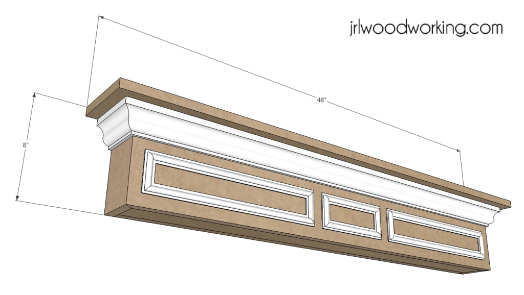 ... Plans and Woodworking Tips: Furniture Plans: 4-Foot Mantel Wall Shelf