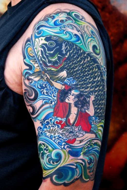 Japanese Koi Fish Tattoos-21