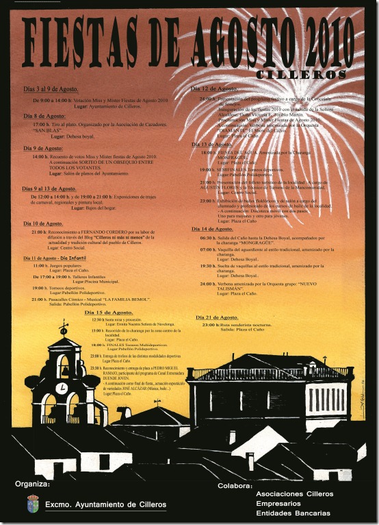cartel fiestas 2010