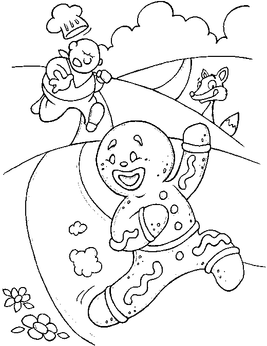 Coloring Pages For Gingerbread Man 7