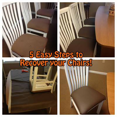 5 Easy Steps to Cover your chairs 