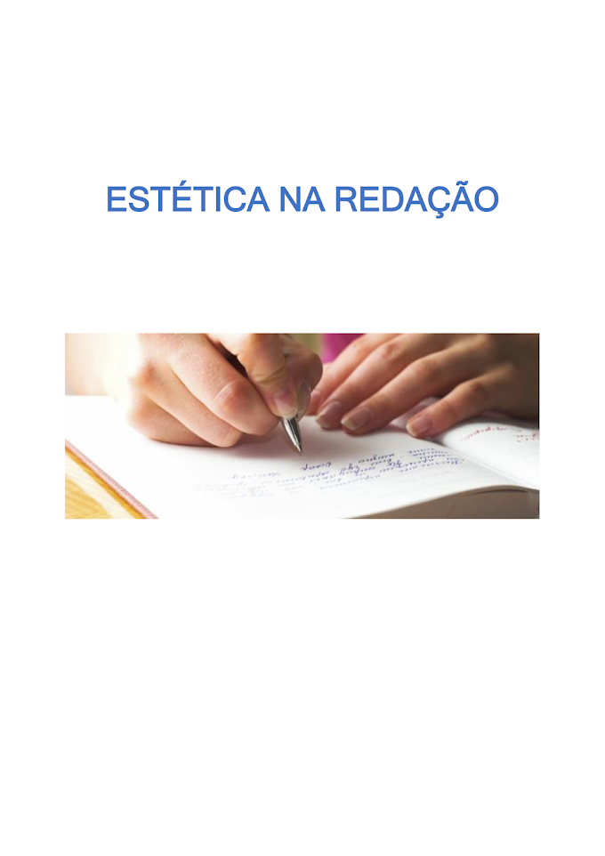 A estética de uma redação 