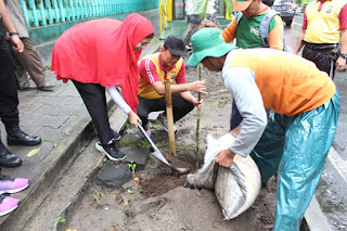Program Kapolri Peduli Lingkungan, Polresta Yogyakarta Tanam Sebanyak 670 Pohon 