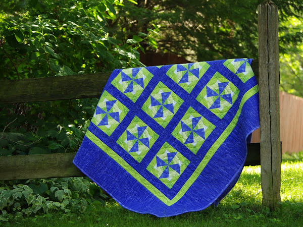 Purple Pinwheels Quilt