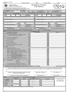 BIR Form 1701Q - Quarterly Income Tax Return