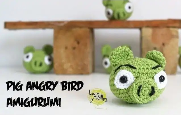 Tutorial Amigurumi Cerdo de Angry Birds