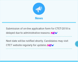 Ctet exam is delayed. Ctet News