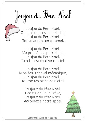 Joujou du Père Noël - Paroles de la comptine pour les enfants - Sélection de Poésie, Chansons et Comptines pour enfant - Par Comptines et Belles Histo