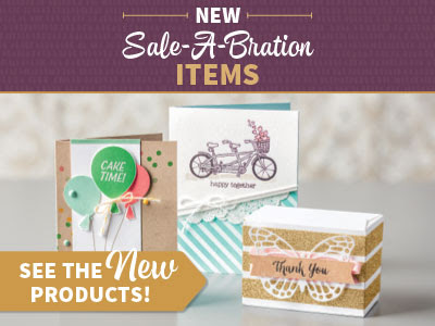 New Sale-a-Bration Products available here free with qualifying purchases