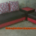 Sofa Minimalis Meja Pojok type 3.2 KAIN BEBAS Tangan Persegi + 5 Bantal