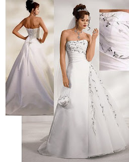 vestidos de noiva branco e preto, vestido de noiva branco e preto, black and white wedding dress