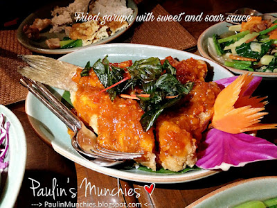 Paulin's Muchies - Bangkok: Baan Khanitha Thai Cuisine at Sukhumvit - Fried garupa with sweet and sour sauce