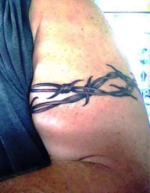 Barb Wire Tattoo Sleeve