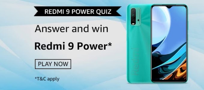 Redmi 9 Power Quiz - What is the battery capacity of redmi 9 Power?