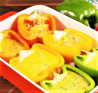 Omelet-Stuffed Peppers
