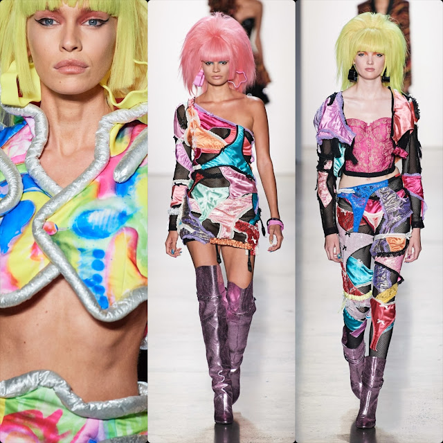 Jeremy Scott Spring Summer 2020 New York. RUNWAY MAGAZINE ® Collections. Photo RUNWAY: Filippo Fior / Gorunway.com, Photo DETAILS: Armando Grillo / Gorunway.com