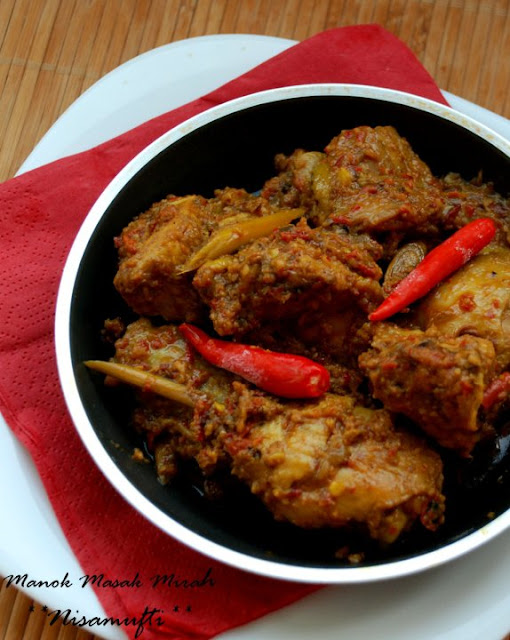 Kumpulan Resep: Manok Masak Mirah / Gulai Ayam Aceh