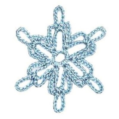 Christmas Crochet Snowflake Free Pattern