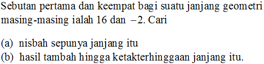 Matematik Tambahan: Janjang