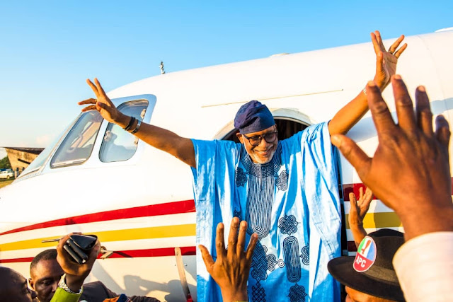 Ondo State Agog As Governor Akeredolu Returns To Akure (Photos)