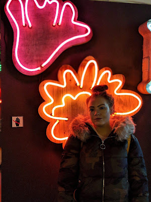 me at the neon museum in warsaw