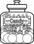 Candy Canes Coloring Pages