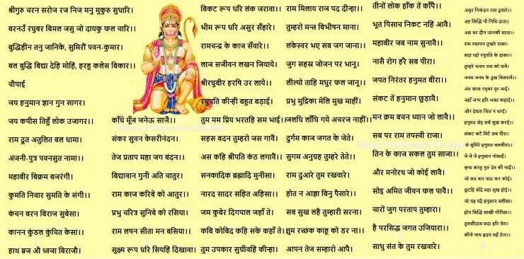 Shree Hanuman chalisa lyrics