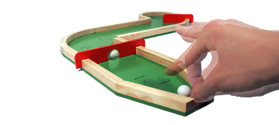 Pitch & Plakks indoor miniature golf game