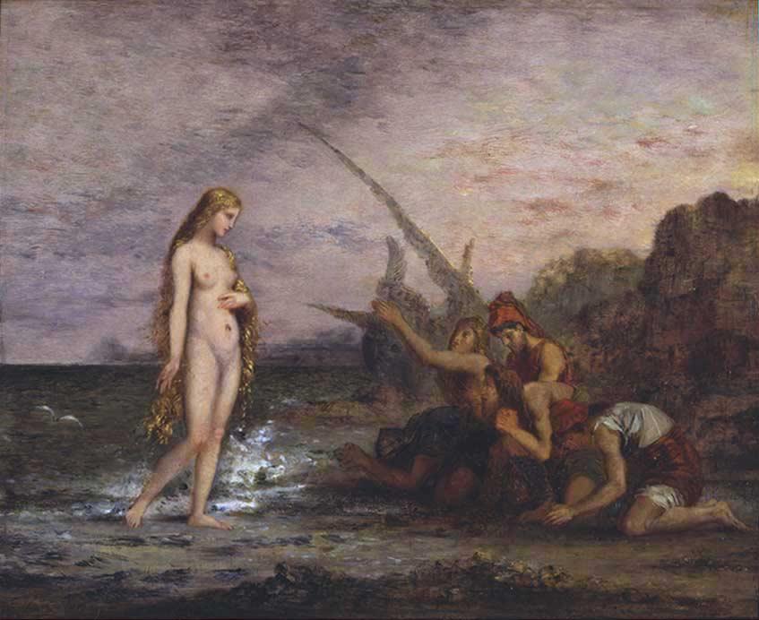 El nacimiento de Venus. Gustave Moreau