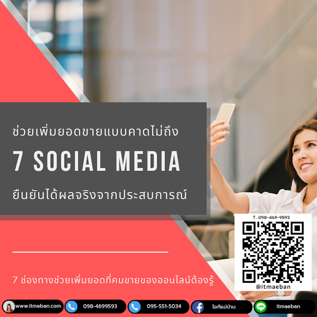 โซเชียลมีเดีย, social media, social, โซเชียลมีเดียขายของ, โซเชียลมีเดียประชาสัมพันธ์, sme, ร้านค้าออนไลน์, ร้านค้าออนไลน์, ขายของออนไลน์, วิธีขายของออนไลน์