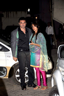 Katrina Kaif, Sanjay, Preity & Karisma spotted at Salman's Eid bash