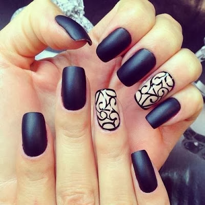 black nails